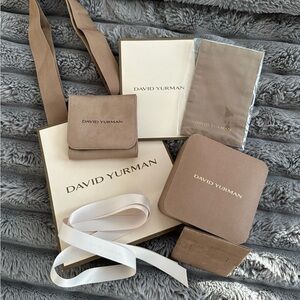 David Yurman Gift Box and Bag Brown